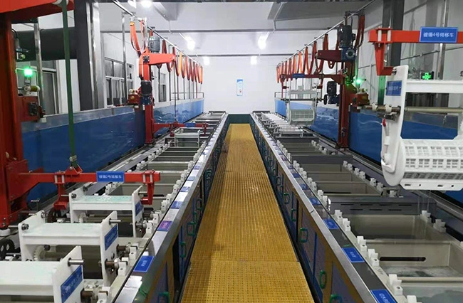 Automated Barrel Plating Line (Sidearm Hoist)