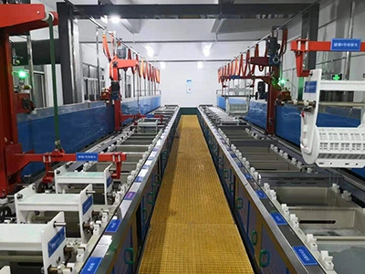 Automated Barrel Plating Line (Sidearm Hoist)