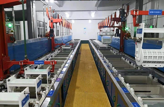Automated Barrel Plating Line (Sidearm Hoist)