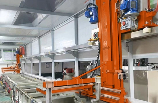 Automated Rack Plating Line (Sidearm Hoist)