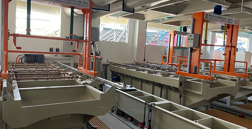 Semi-Auto Barrel Plating Line